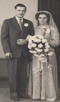 Timmers+Putten ~1956 Wedding photo1